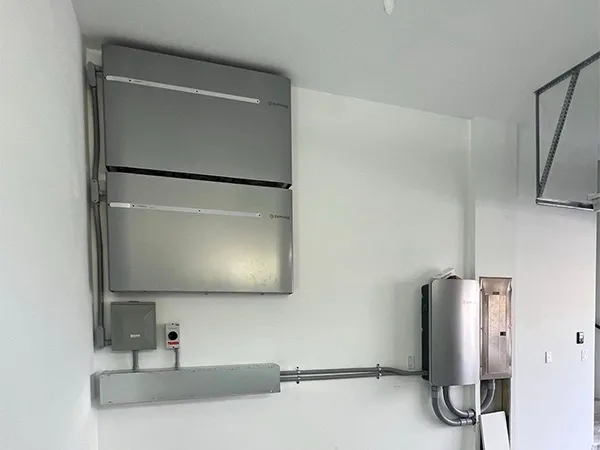 Battery in garage